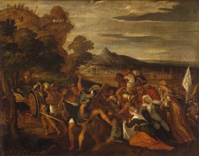 Der Weg nach Golgatha von Lambert Sustris