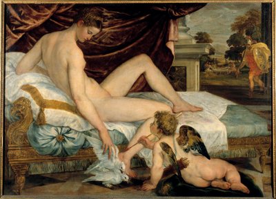 Venus und Amor von Lambert Sustris