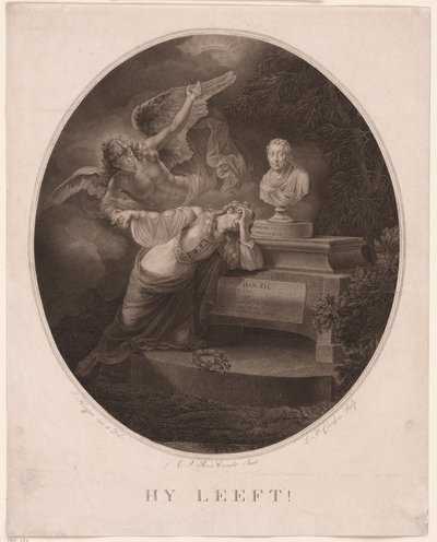 Gedenkblatt für Hendrik Hooft Daniëlsz. von Lambertus Antonius Claessens