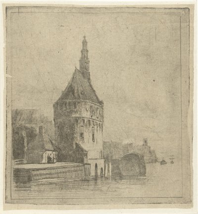 Turm am Wasser von Lambertus  Hardenberg