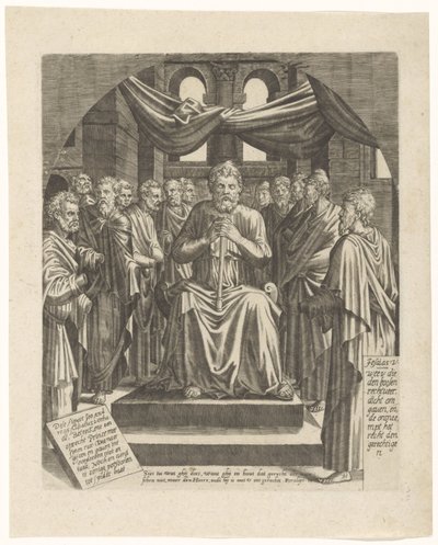 Der gerechte Fürst (Allegorie auf gute Regierung) von Lambertus Suavius