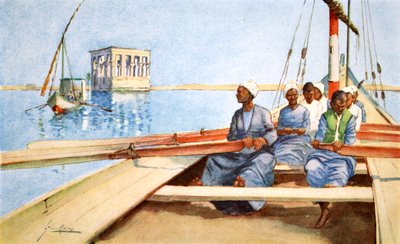 Nach Philae in einer Feluke, 1908 von Lance Thackeray