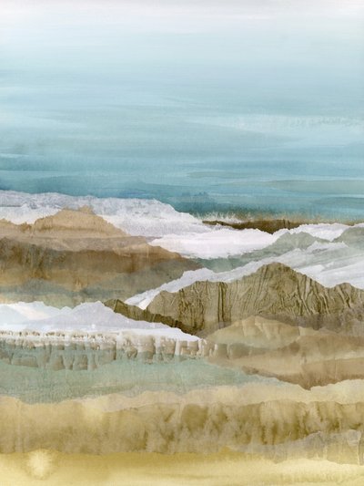 Abstrakte Bergschichten von Lara Eckerman