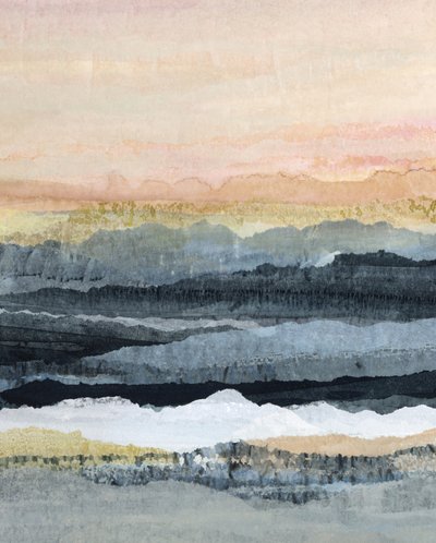 Serene Abstrakte Berge von Lara Eckerman