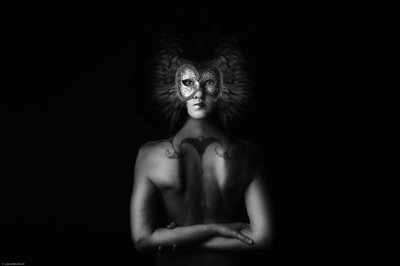 Geheimnisvolle maskierte Frau von Laura Benvenuti