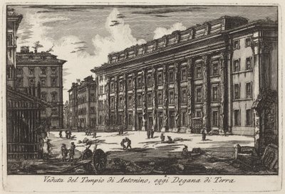 Das Hadrianeum von Laura Piranesi after Giovanni Battista Piranesi