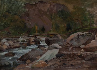 Der Breda-Bach an einem Ort namens „Das Ende der Welt“ von Laurent Guétal
