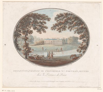 Blick auf das Landhaus von Sir William Portman in Bryanston von Laurent Guyot