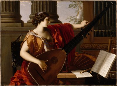 Allegorie der Musik von Laurent de La Hire or La Hyre