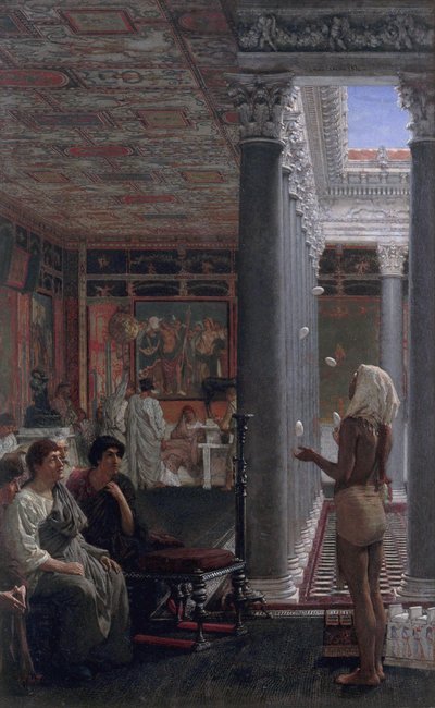 Ein Jongleur von Lawrence Alma-Tadema