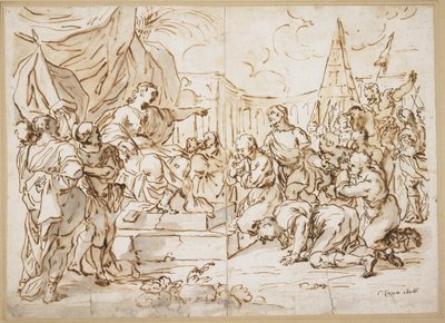 Joseph und seine Brüder, Genesis 41 von Lazzaro Baldi
