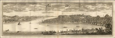 1711 Illustration - Vue du Grande Serrail de Constantinople von Le Blond