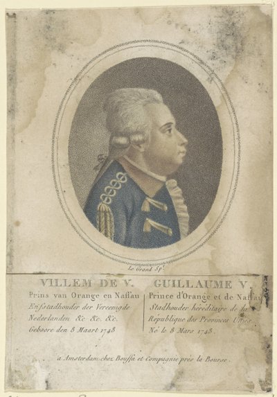 Porträt von Wilhelm V., Prinz von Oranien-Nassau von Le Grand
