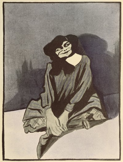 Karikatur von Colette, aus 