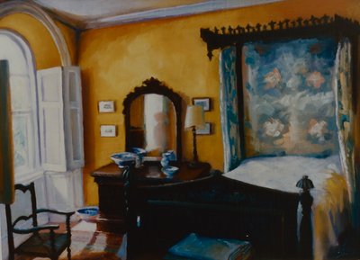 Goldener Raum Gelbes Schlafzimmer von Lee Campbell