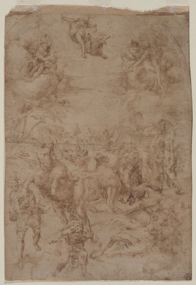 Die Bekehrung des Heiligen Paulus, nach 1575 von Lelio Orsi da Novellara
