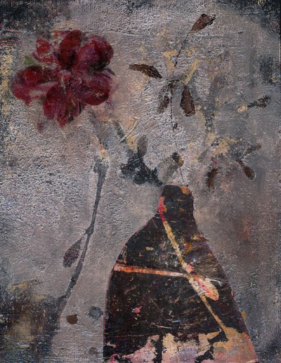 Stimmungsvolle rote Blumen von Lena Ru