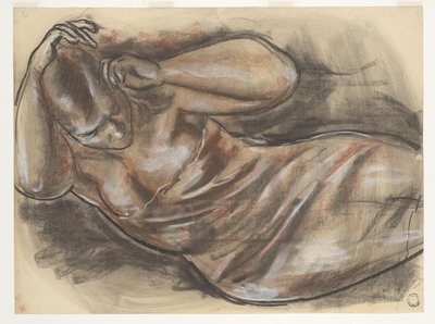 Liegender Akt von Leo Gestel (signed by artist)