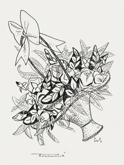 Korb mit Blumen (ca. 1891–1941) von Leo Gestel