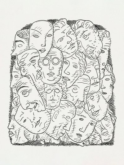 Masken von Leo Gestel