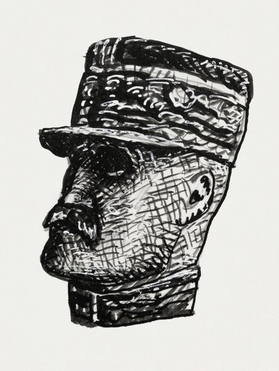 Porträt von Ferdinand Foch (ca. 1891–1941) von Leo Gestel