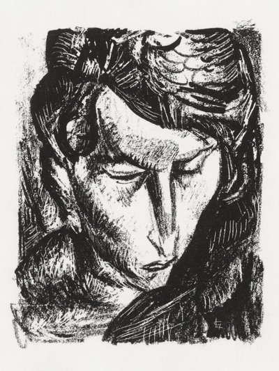 Porträt einer unbekannten Frau (ca. 1891–1941) von Leo Gestel
