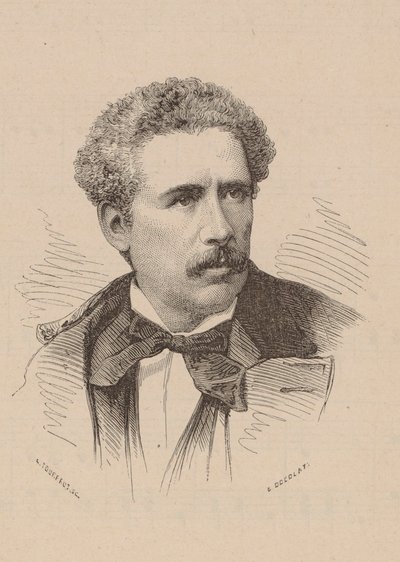 Porträt des Komponisten Olivier Métra 1830-1889 von Leon Alexandre Tourfaut