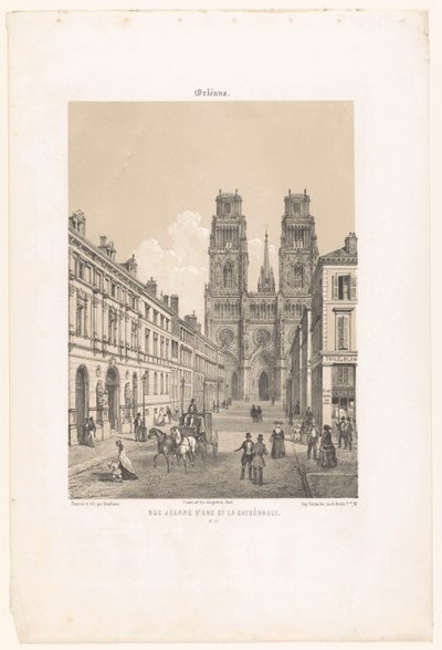 Ansicht der Rue Jeanne d