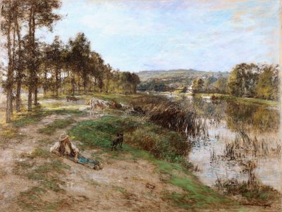Am Ufer der Marne von Leon Augustin Lhermitte