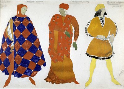 Bakst-Kostüm für „Der Märtyrer von San Sebastian“ von Leon Bakst