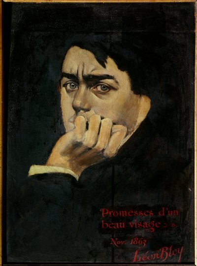 Selbstporträt Versprechen eines schönen Gesichts von Leon Bloy