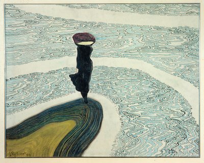 Frau am Wasserufer von Leon Spilliaert