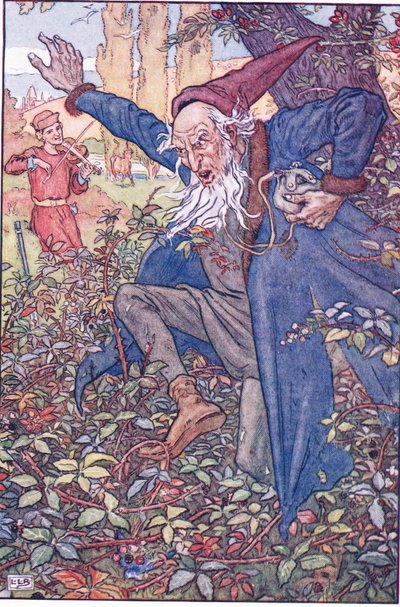 Der Jude im Dornbusch, 1920er von Leonard Leslie Brooke