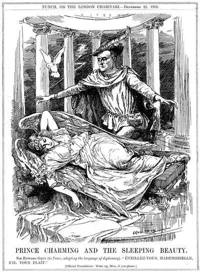 Prinz Charming und die schlafende Schönheit von Leonard Raven Hill