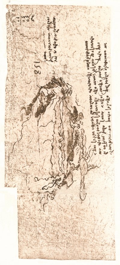 Eine Karte des Mittelmeers, ca. 1472-ca. 1519, 1883 von Leonardo da Vinci