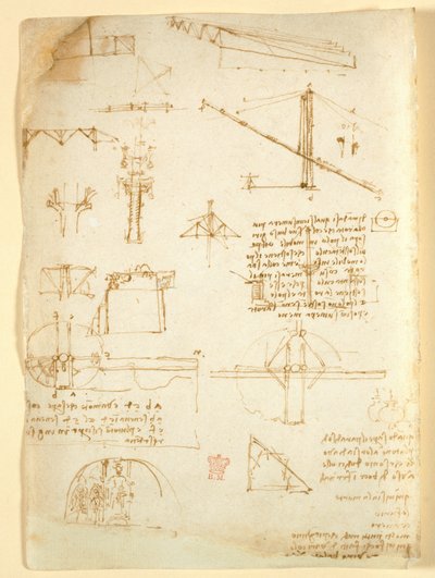 Notizen und Skizzen zur Mechanik, aus 