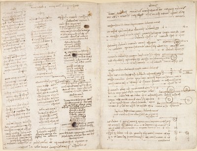 Kurze Texte von Leonardos Prophezeiungen (