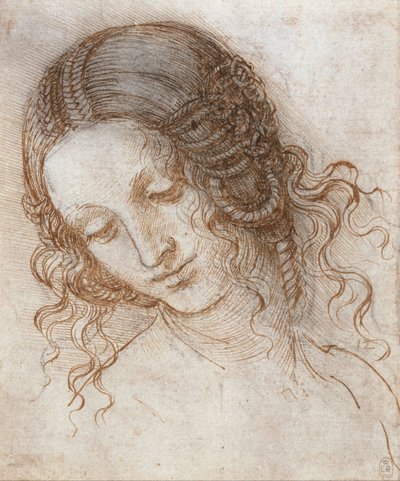 Kopf der Leda von Leonardo da Vinci