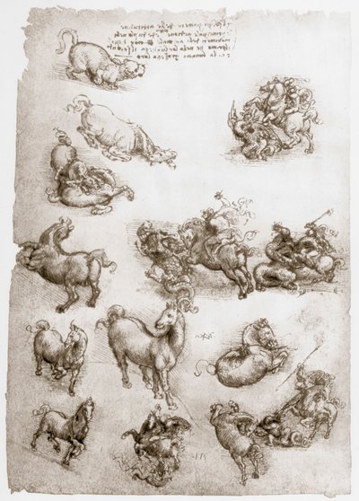 St. Georg und der Drache von Leonardo da Vinci