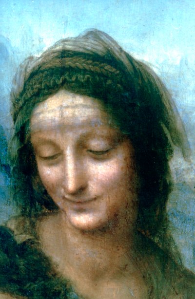 Jungfrau und Kind mit der heiligen Anna (Detail), 1502-1516 von Leonardo da Vinci