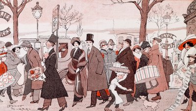 Der Boulevard, von Leonce Burret von Leonce Burret