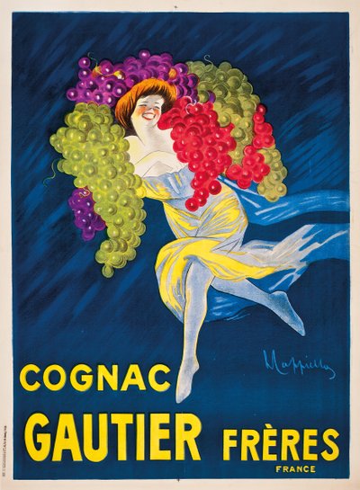 Ein Werbeplakat für Gautier Freres Cognac, 1907 von Leonetto Cappiello