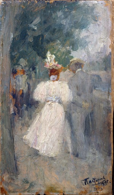 Pariser Boulevard von Leonid Osipovic Pasternak