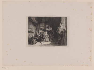 Heinrich IV. und der spanische Botschafter von Leopold Flameng