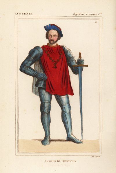 Jacques de Chabannes, Seigneur de la Palice, französischer Militärbeamter von Leopold Massard