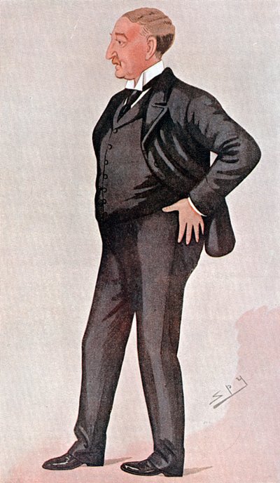 Cecil Rhodes, britisch-geborener Südafrikaner, Finanzier, Staatsmann und Reichsgründer, 1891 von Leslie Matthew Ward