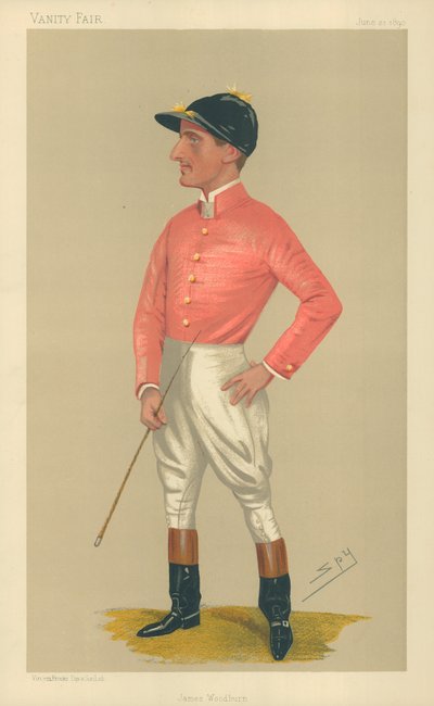 James Woodburn, 21. Juni 1890, Vanity Fair Karikatur von Leslie Matthew Ward