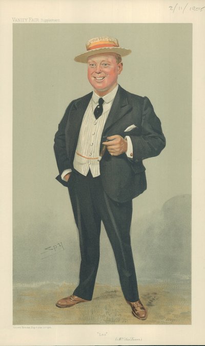 Leo Trevor, Leo, 2. November 1905, Vanity Fair Karikatur von Leslie Matthew Ward