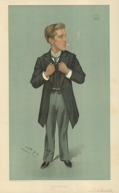Lord Warkworth, South Kensington, 2. September 1897, Vanity Fair Karikatur von Leslie Matthew Ward