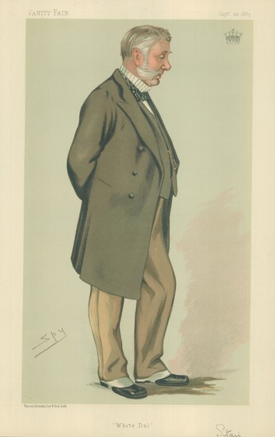 Der Earl of Stair, White Dal, 22. September 1883, Vanity Fair Karikatur von Leslie Matthew Ward